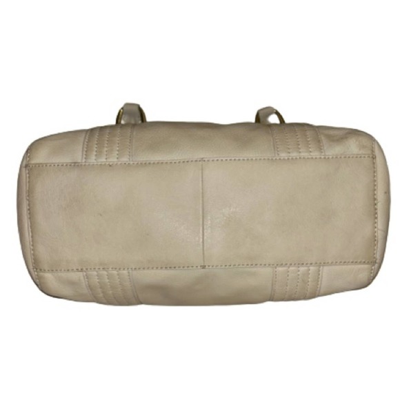 B. Makowsky Cream Shoulder Bag